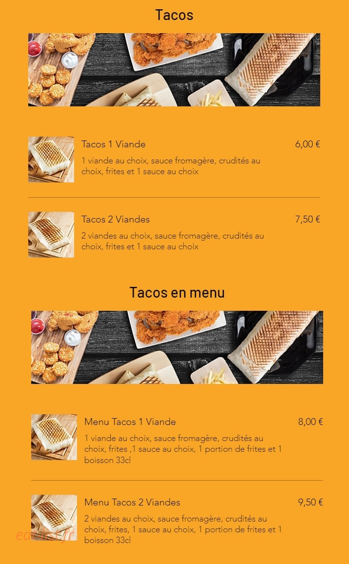 Luna pizza — carte page 9