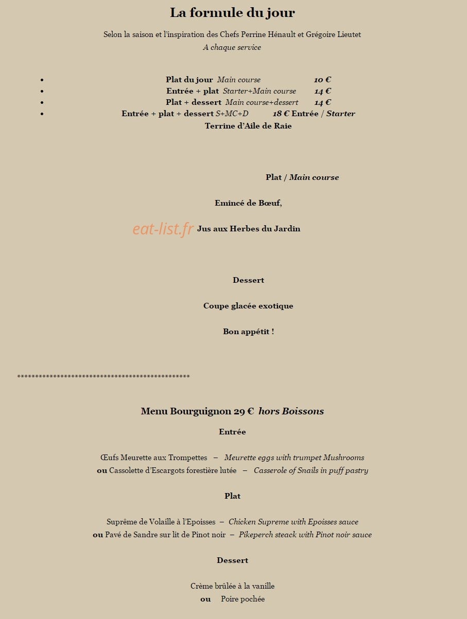 Maison Millière — carte page 1