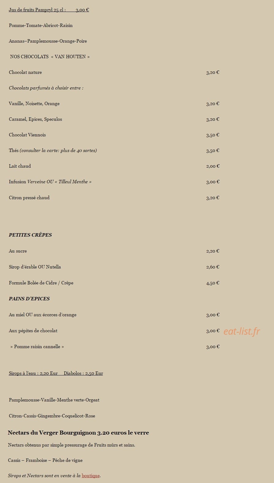 Maison Millière — carte page 11