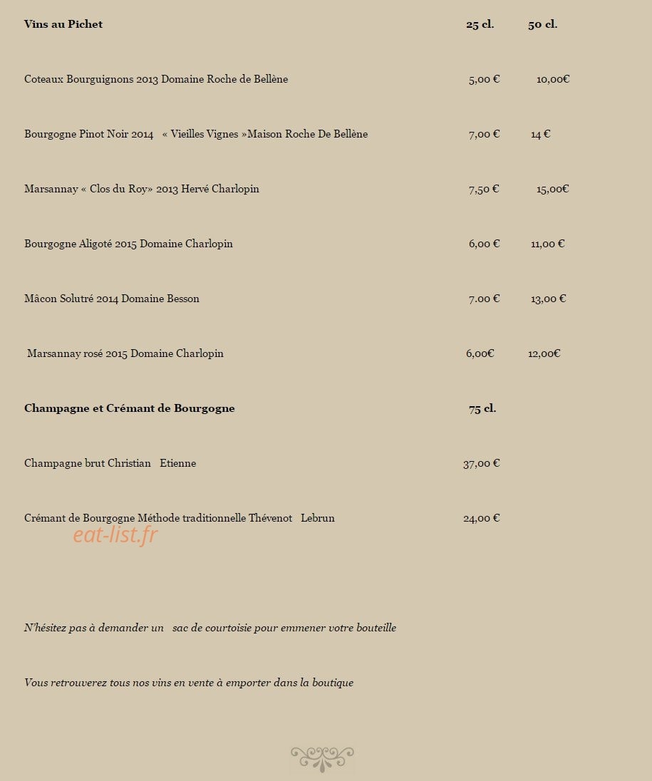 Maison Millière — carte page 6