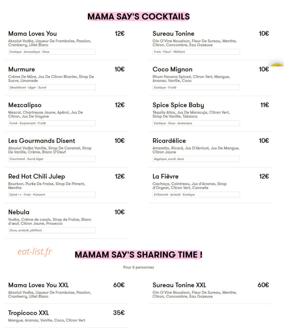 Mama — carte page 14