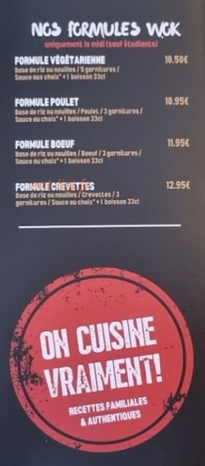Mille Wok — carte page 4