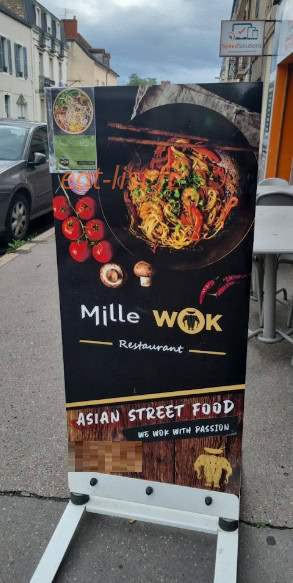 Mille Wok — carte page 1