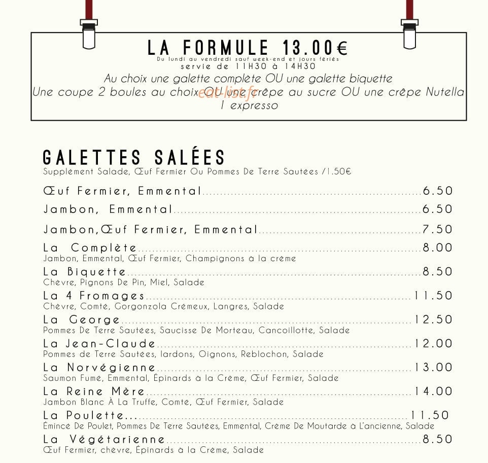 Mon Amie Suzette — carte page 1