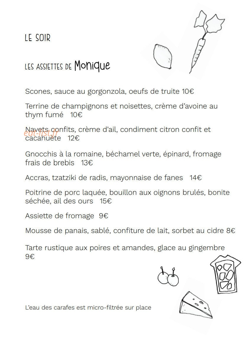 Monique — carte page 2
