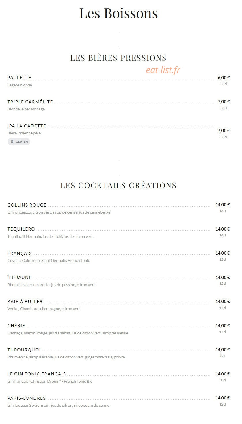 Paulette — carte page 8