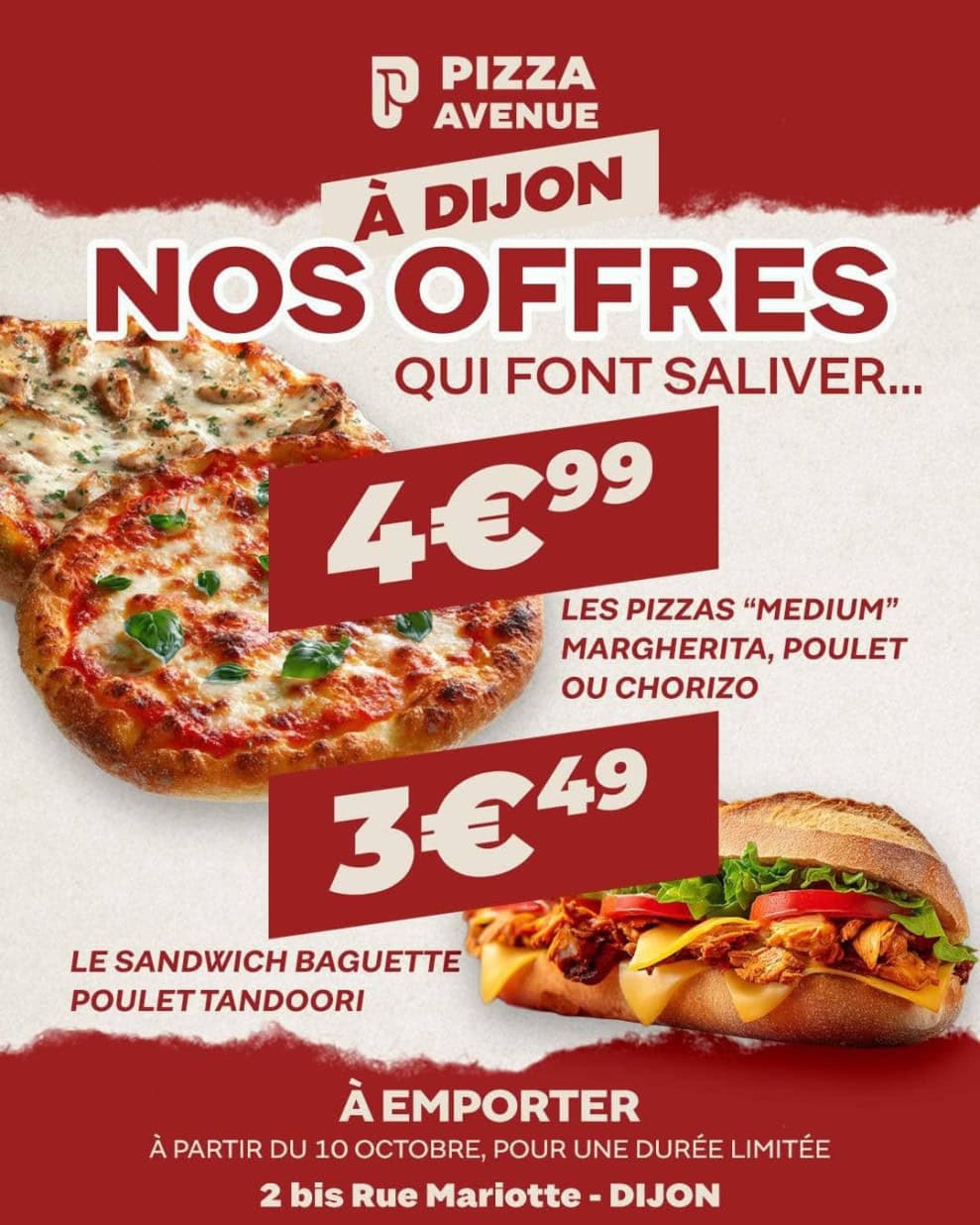 Pizza Avenue — carte page 6