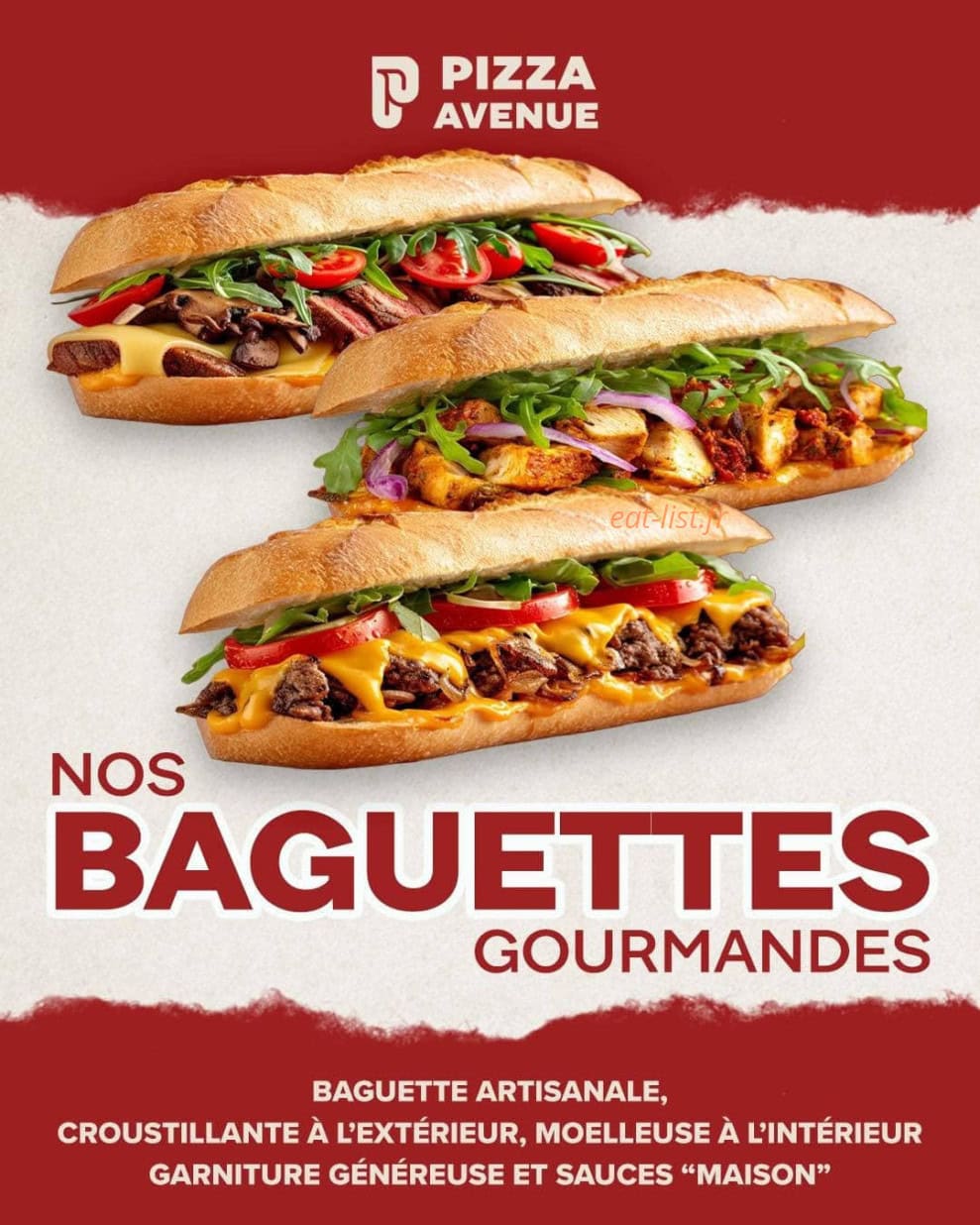 Pizza Avenue — carte page 3