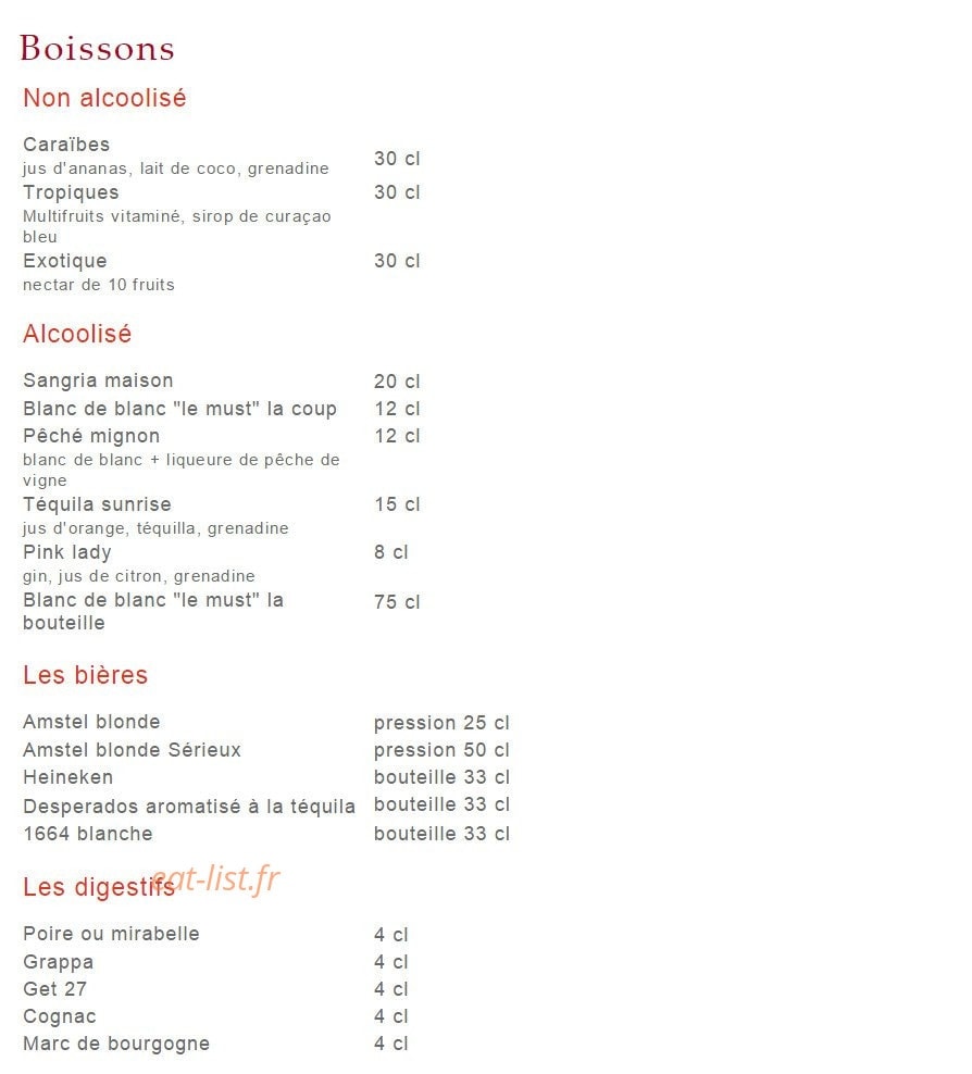 Pizza Paolo — carte page 9