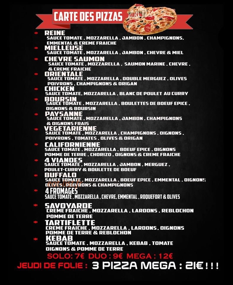 Pizzeria Poin Caré — carte page 2