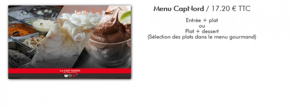 Restaurant Bar Grill Le Cap Nord — carte page 2