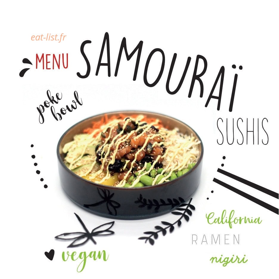 Samouraï Sushis — carte page 1