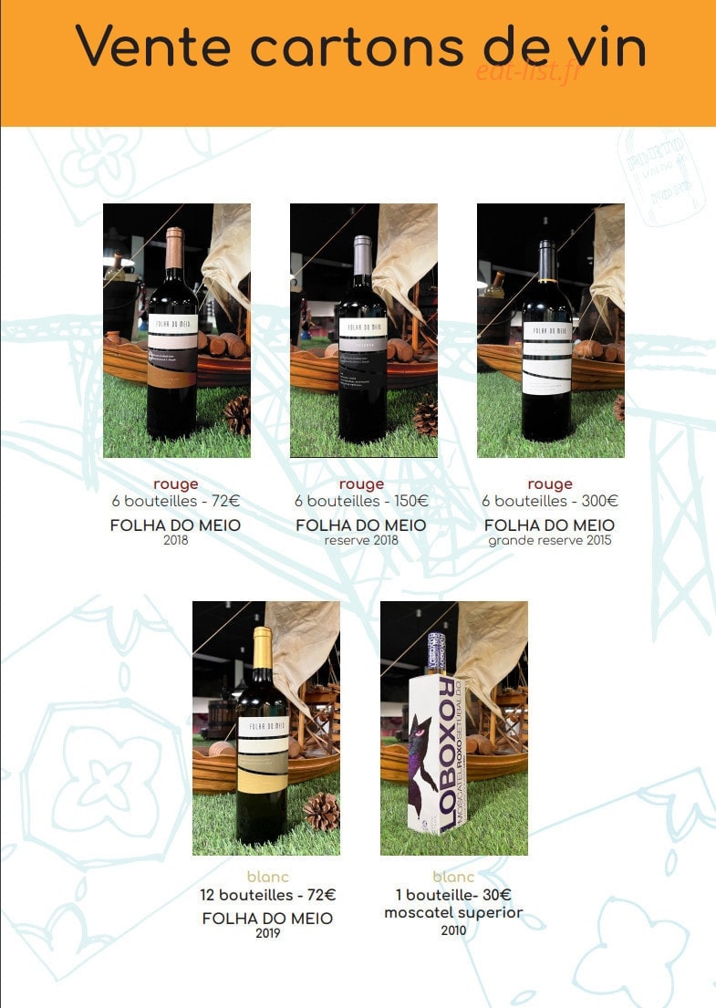 Saveurs de Porto — carte page 14