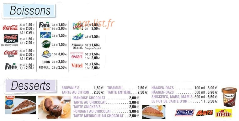 Staff Pizza — carte page 5
