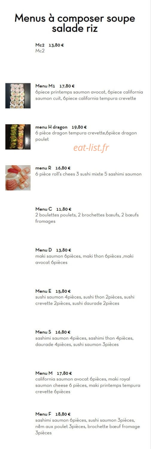 Sushi Feist — carte page 12