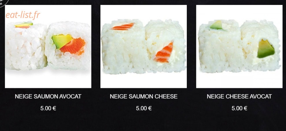 Sushi King — carte page 10