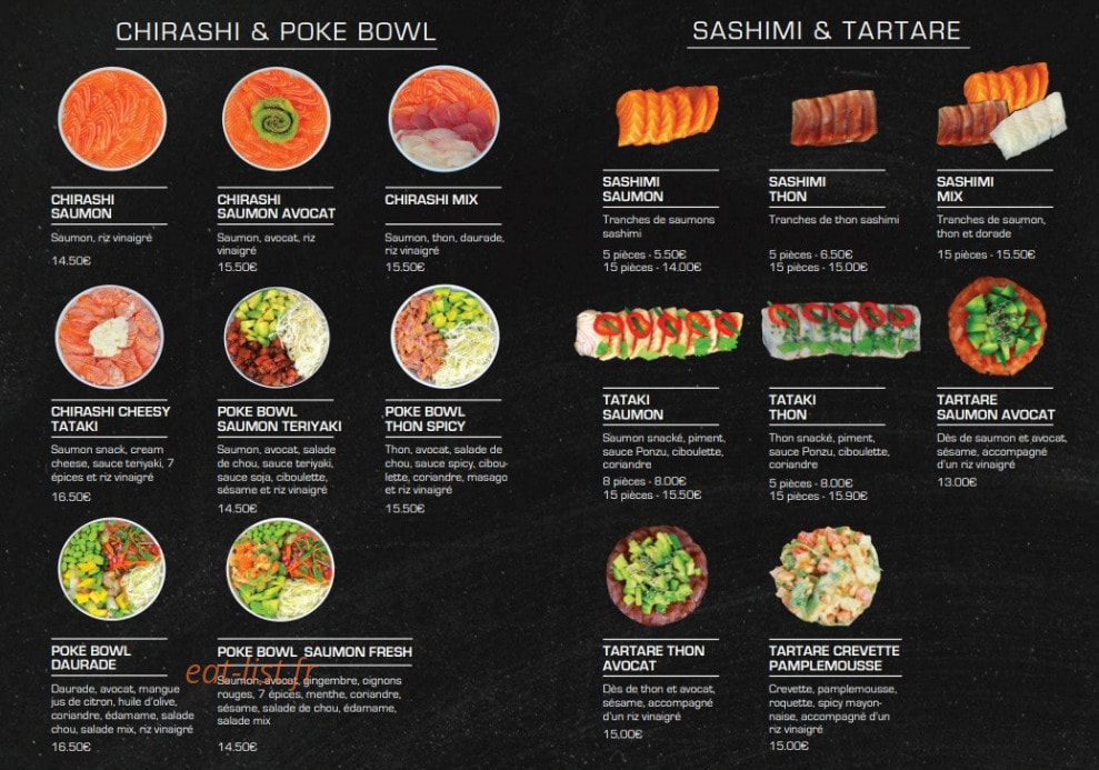 Sushi park — carte page 9