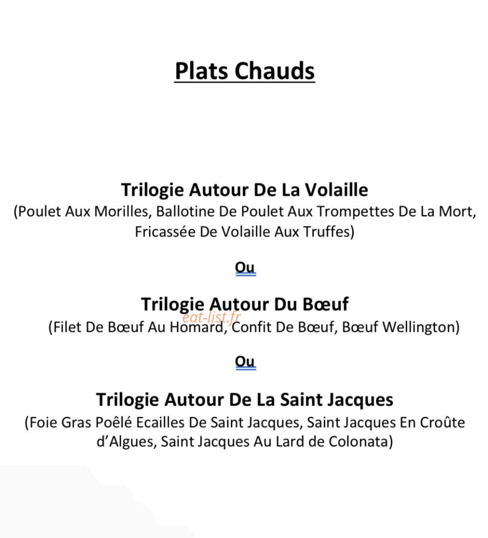 Trilogie Et Saveurs — carte page 2