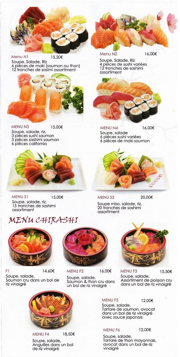 Ye Sushi — carte page 7