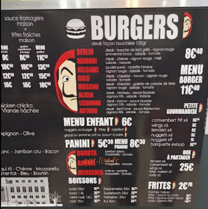 la casa del tacos — carte page 1