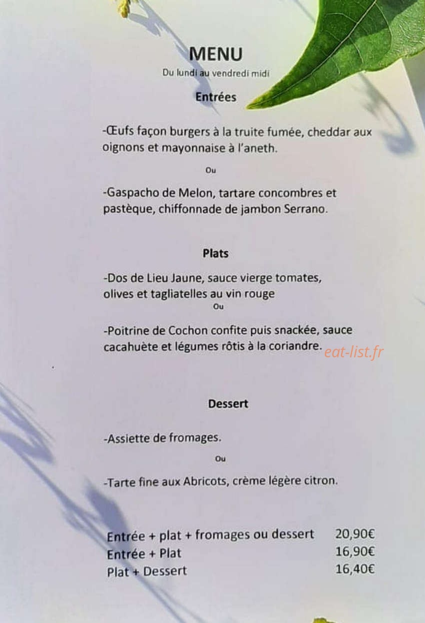 Le Tablier — carte page 2