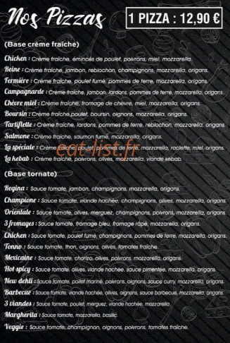 Étoile kebab — carte page 1