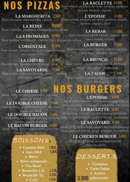Kebab House — carte page 2