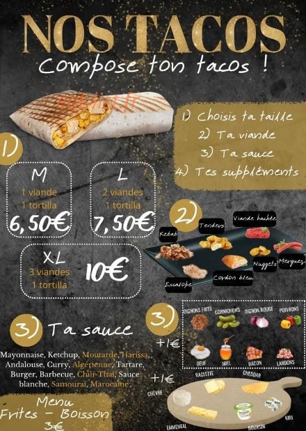 Kebab House — carte page 3