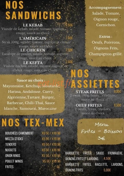 Kebab House — carte page 4