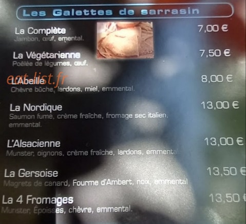 Le Cheval Blanc — carte page 3