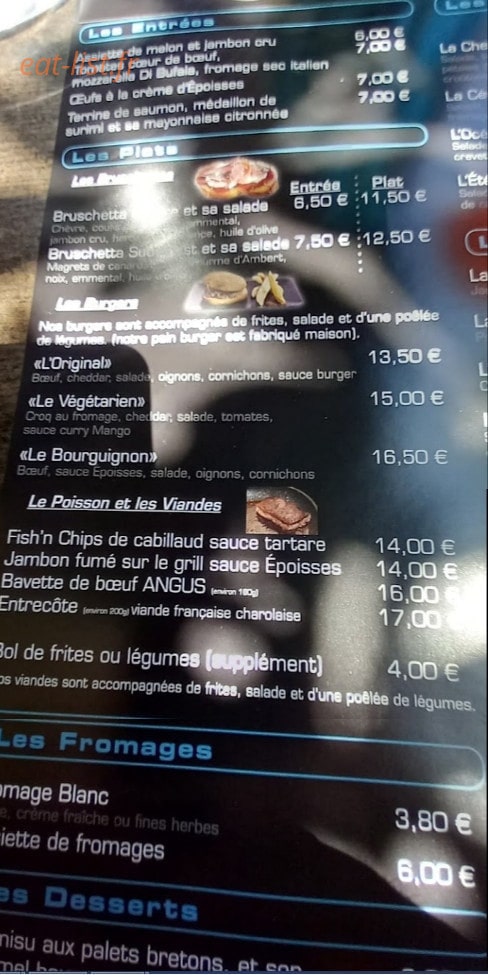 Le Cheval Blanc — carte page 1