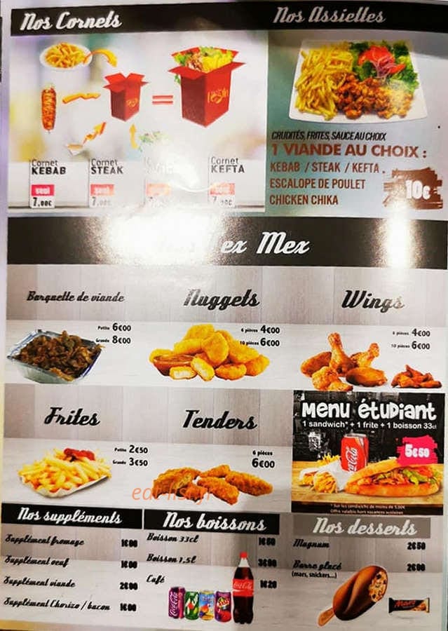 O'Kebab — carte page 4