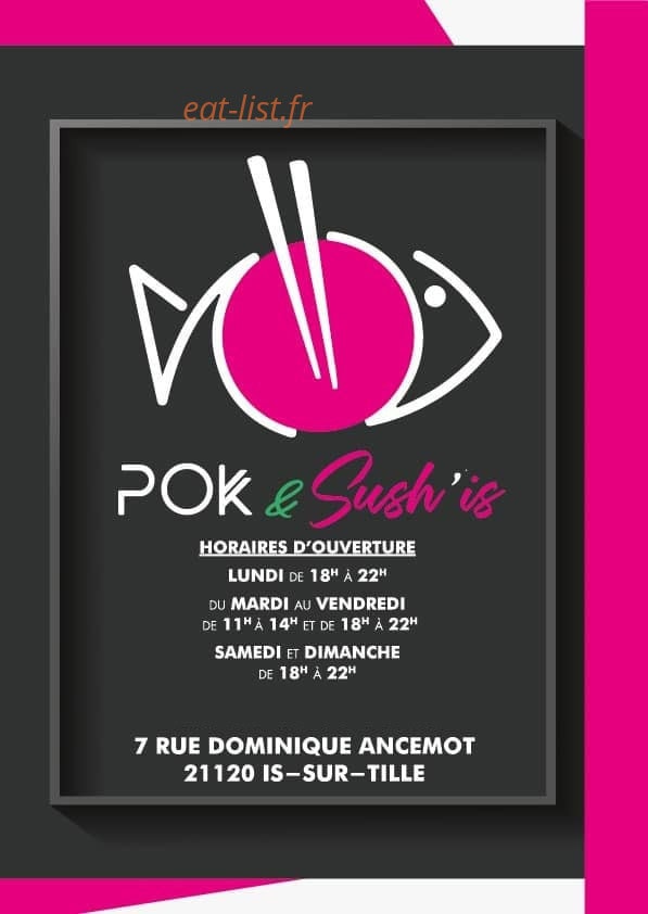 Pok & Sush'is — carte page 8