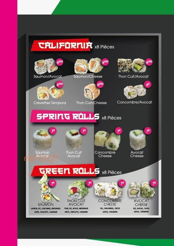 Pok & Sush'is — carte page 3