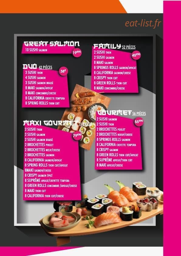 Pok & Sush'is — carte page 6