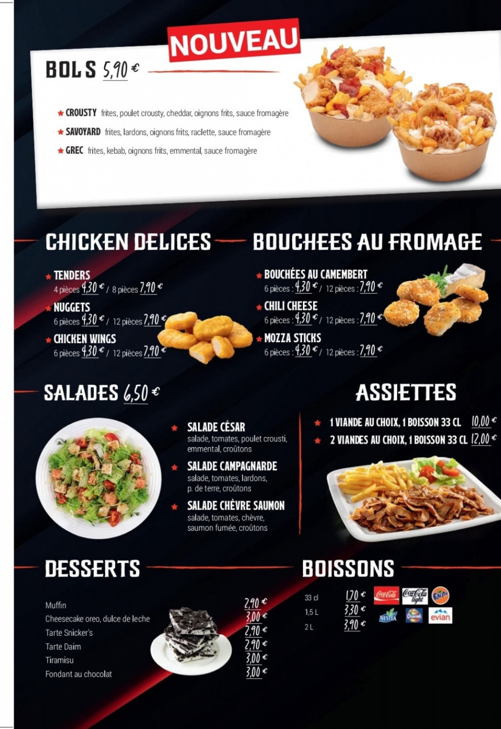 Tacos Boulevard — carte page 3