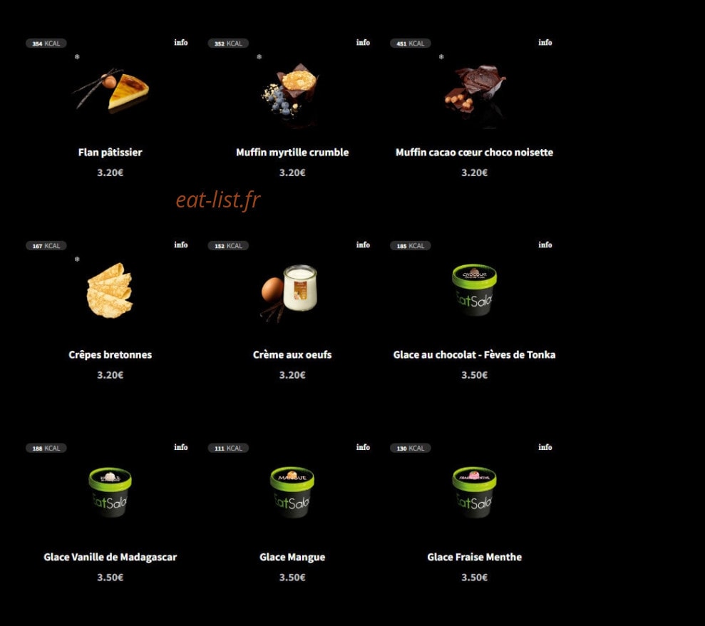 Eat Salad — carte page 11