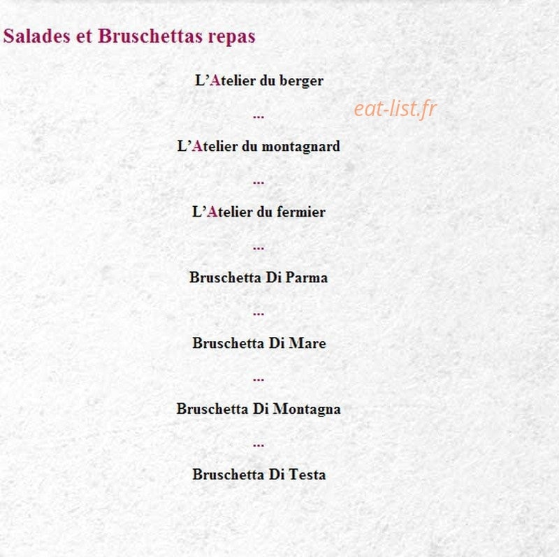 L'atelier — carte page 3