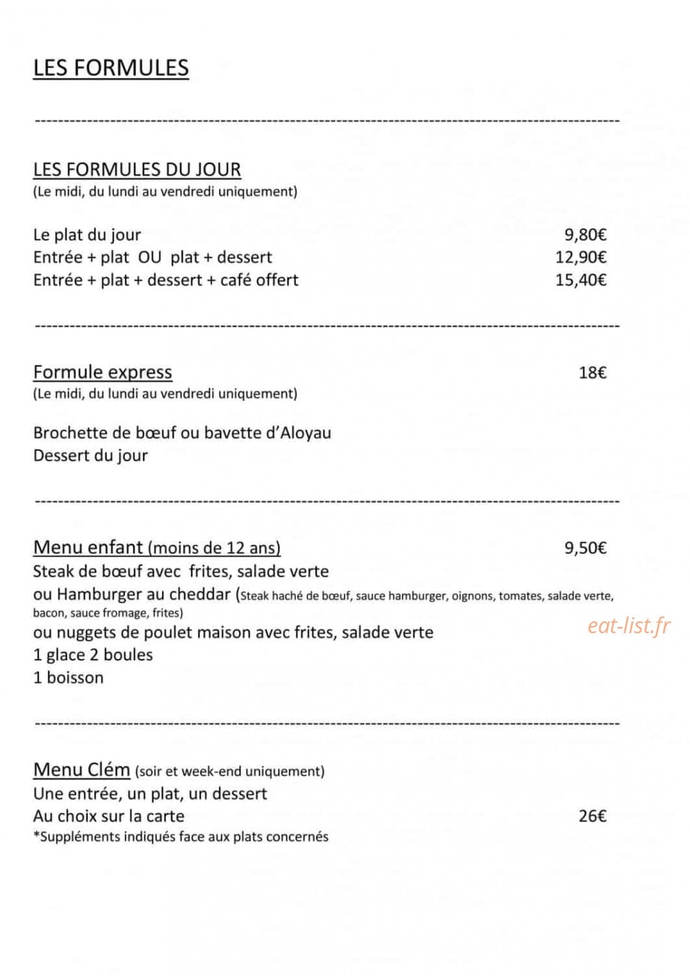 Le Cellier d'Clèm — carte page 2