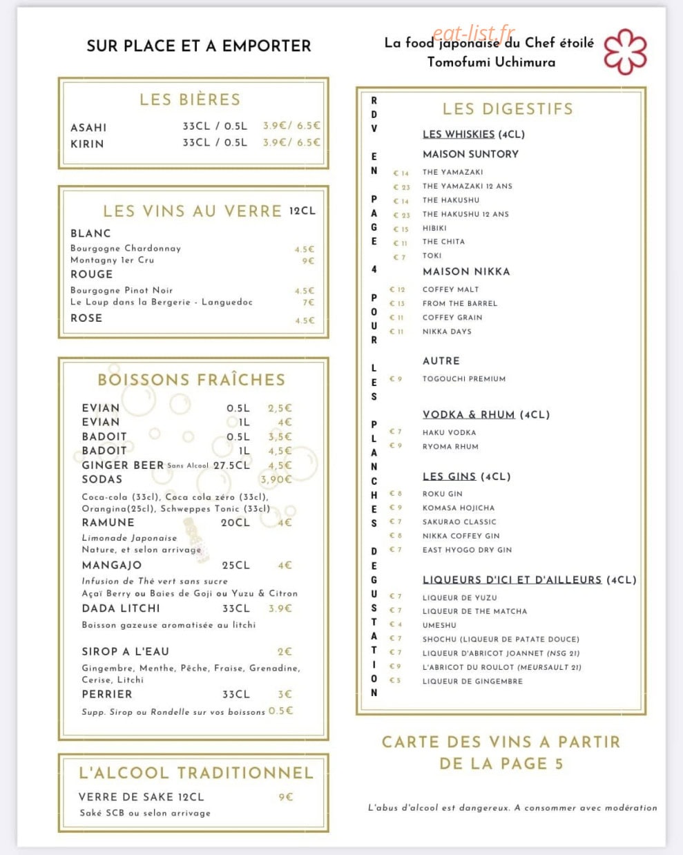 Ramen By Origine — carte page 4