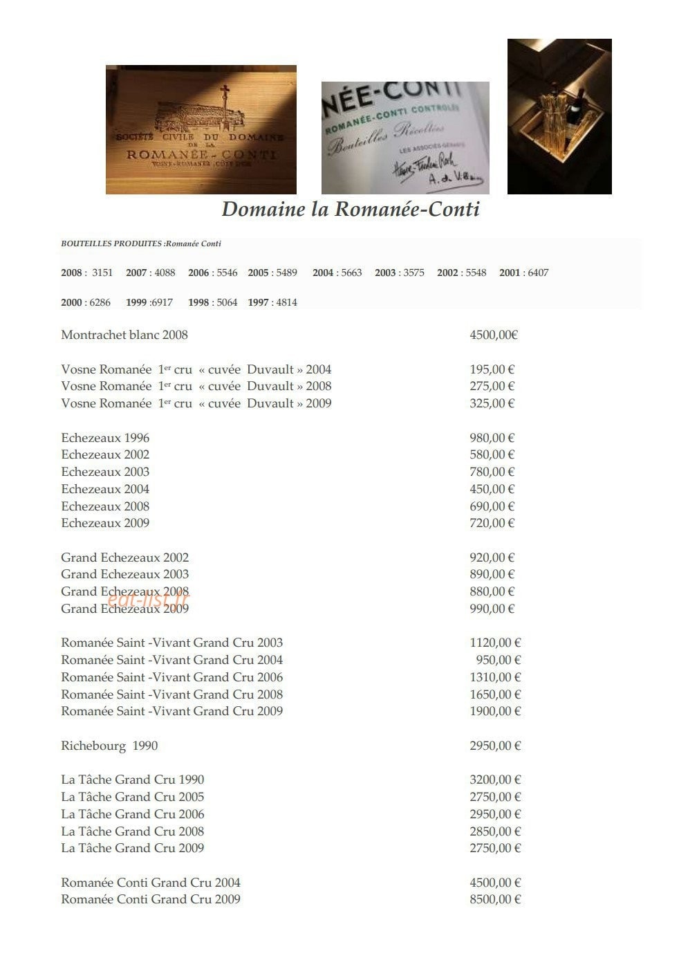 Restaurant Les Trois Ducs — carte page 22