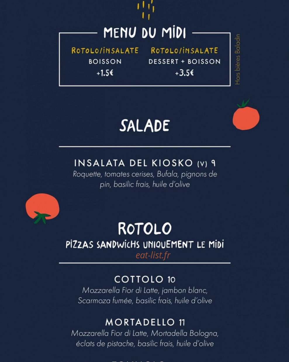 Il Kiosko — carte page 4