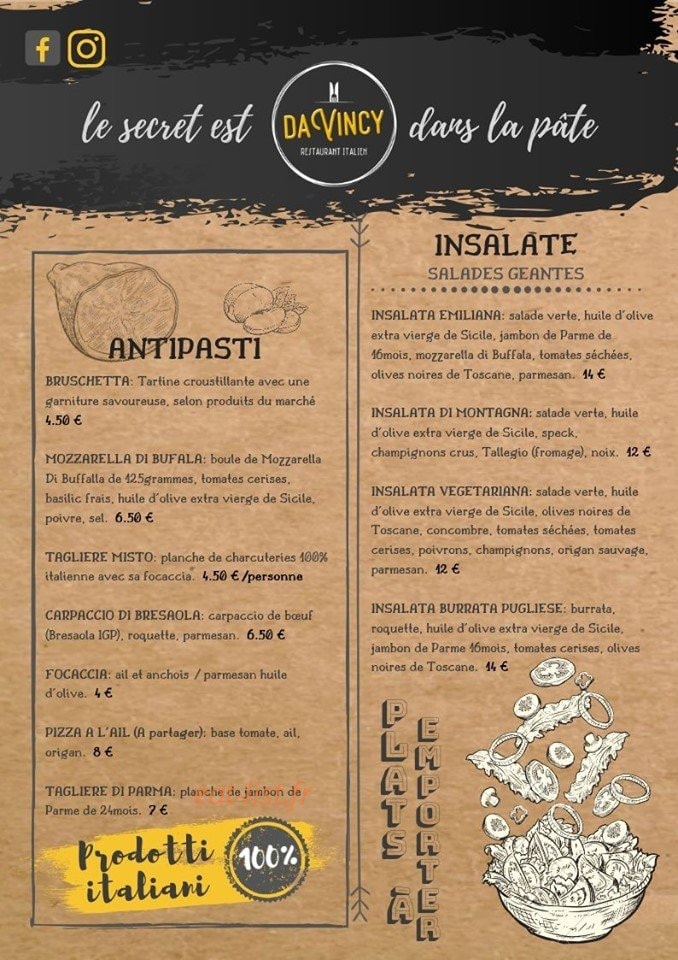 Da Vincy — carte page 2