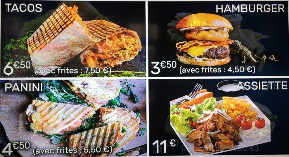 Lara Kebab — carte page 2