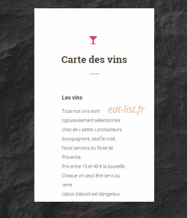 Chalet du Lac — carte page 4