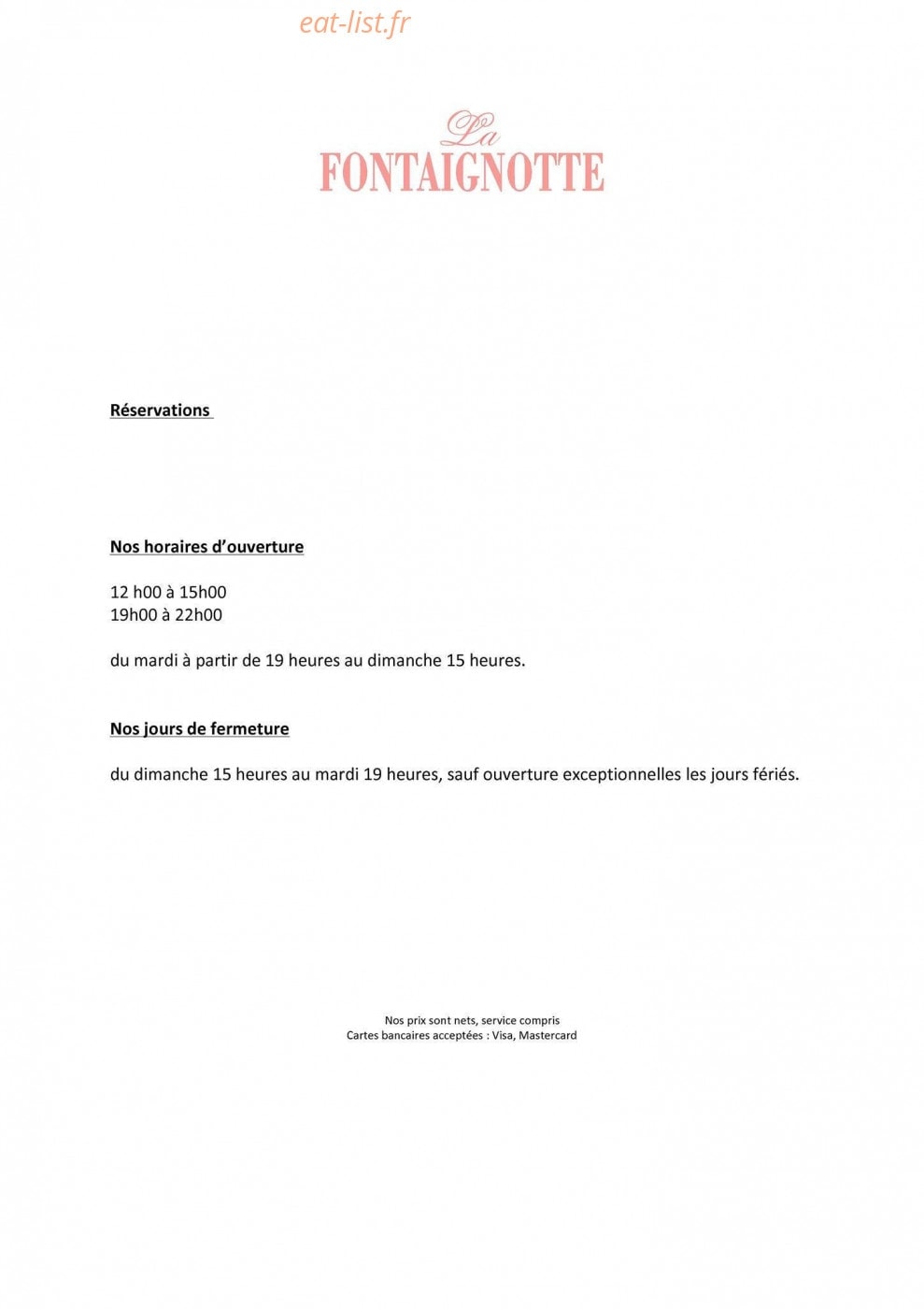 La Fontaignotte — carte page 3