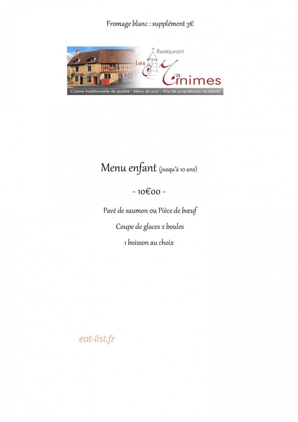Les Minimes — carte page 2