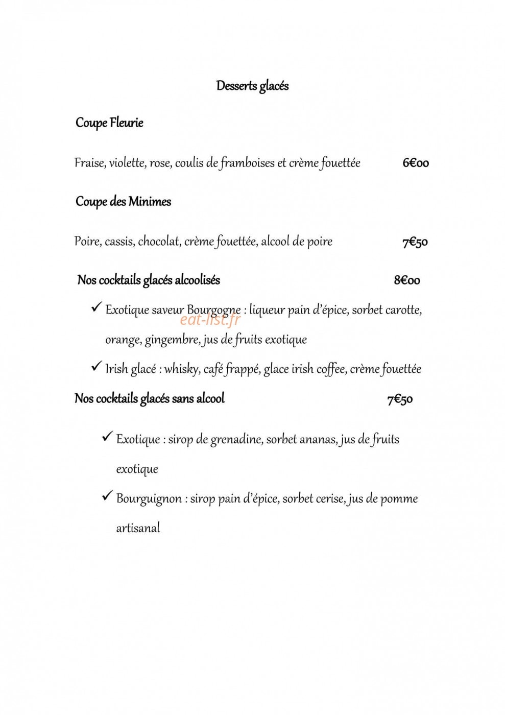 Les Minimes — carte page 4