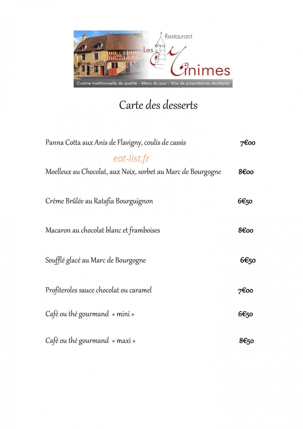 Les Minimes — carte page 3