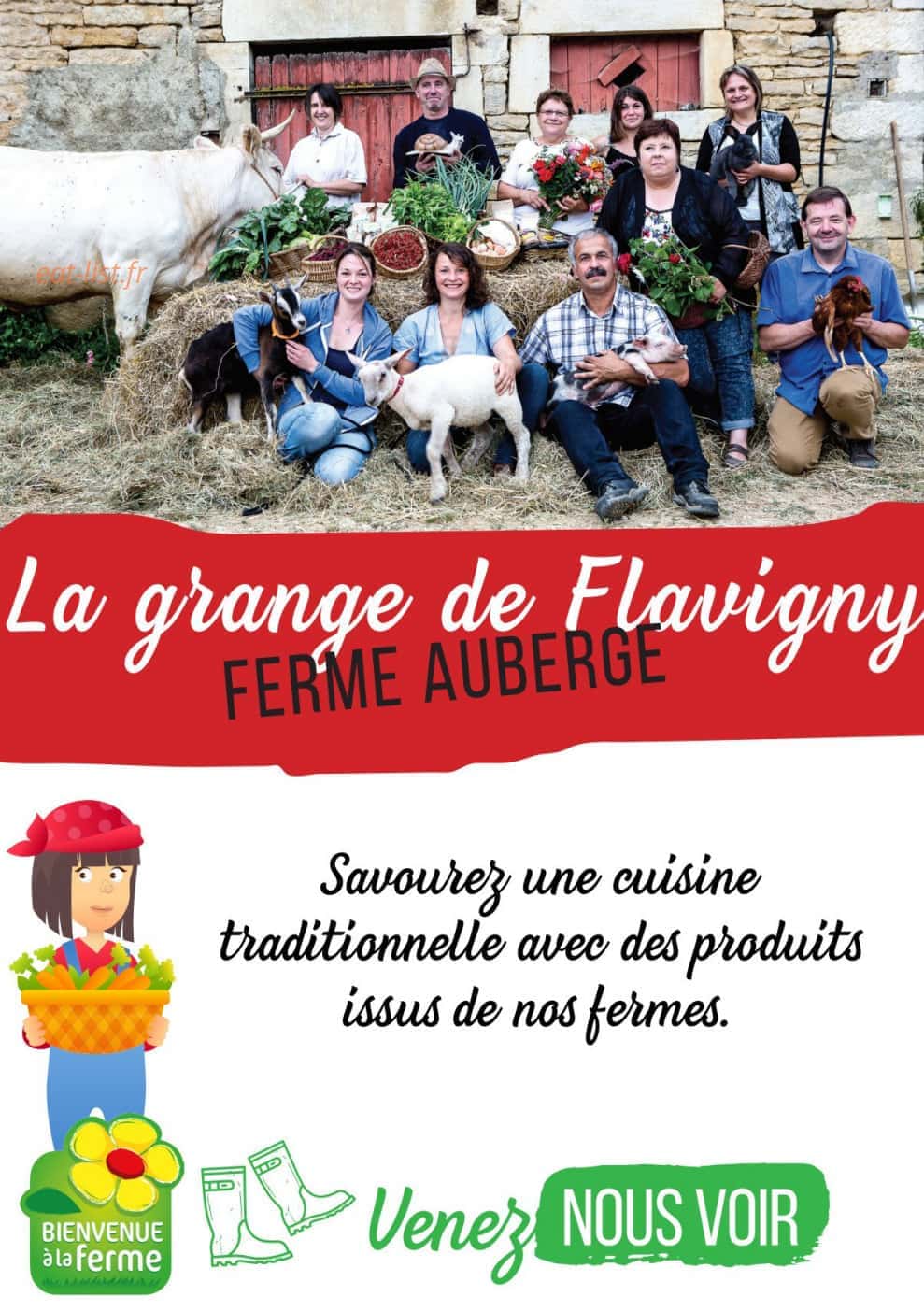 La Grange de Flavigny — carte page 1